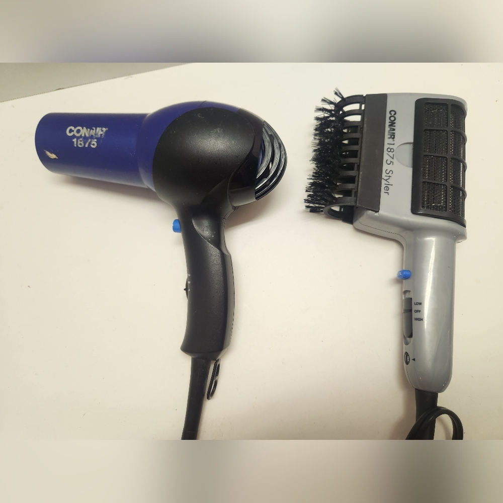 Conair 1875 Hair Dryer And Styler Brush Set